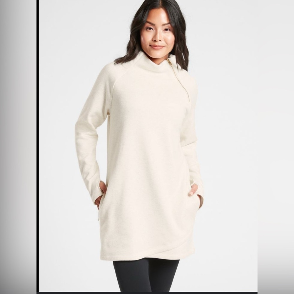 Athleta Karma Asym sweater dress size XS